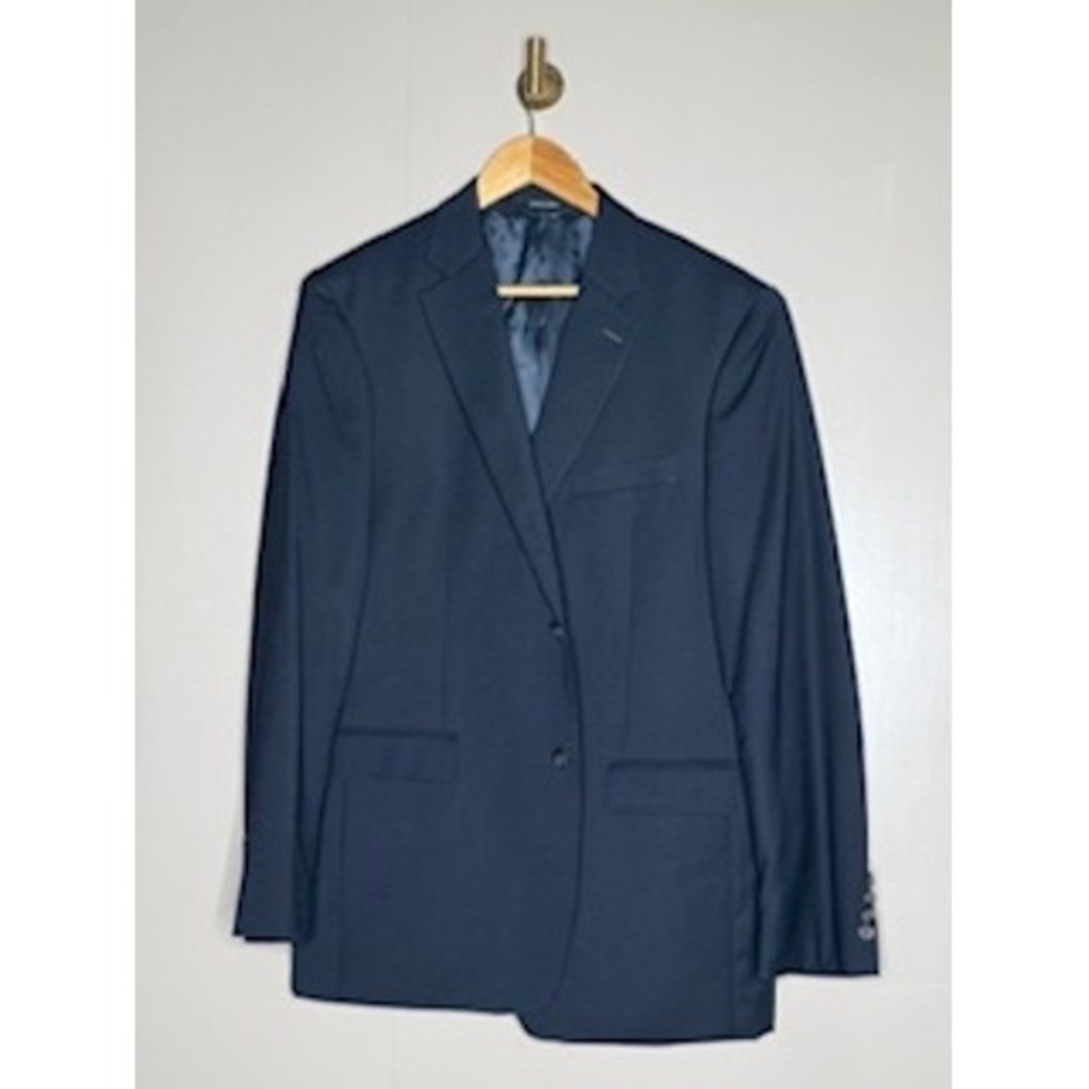 Black Wool Slim Fit Blazer Lauren Ralph Lauren Mens 42R Suit‎ Jacket